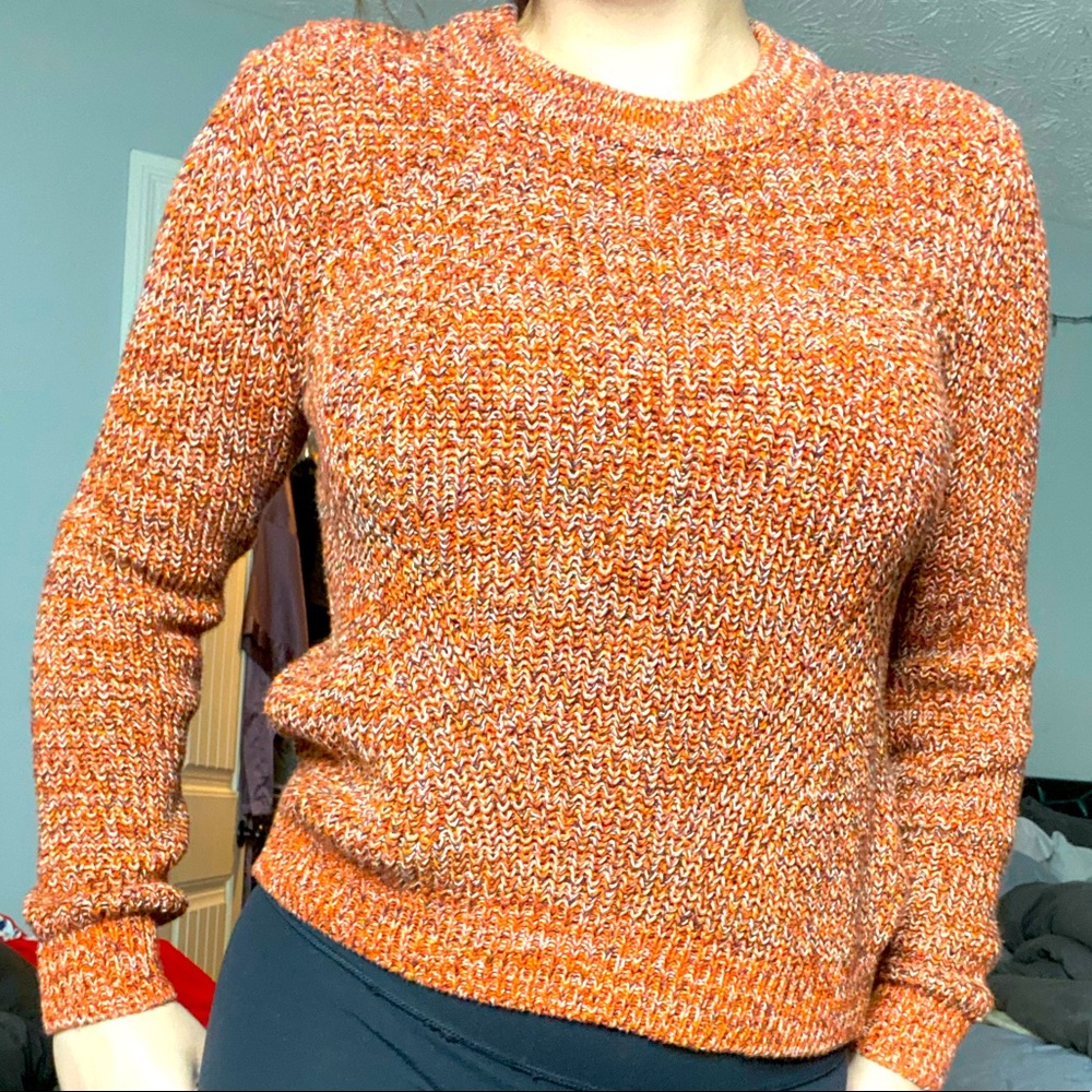 fall colored sweater